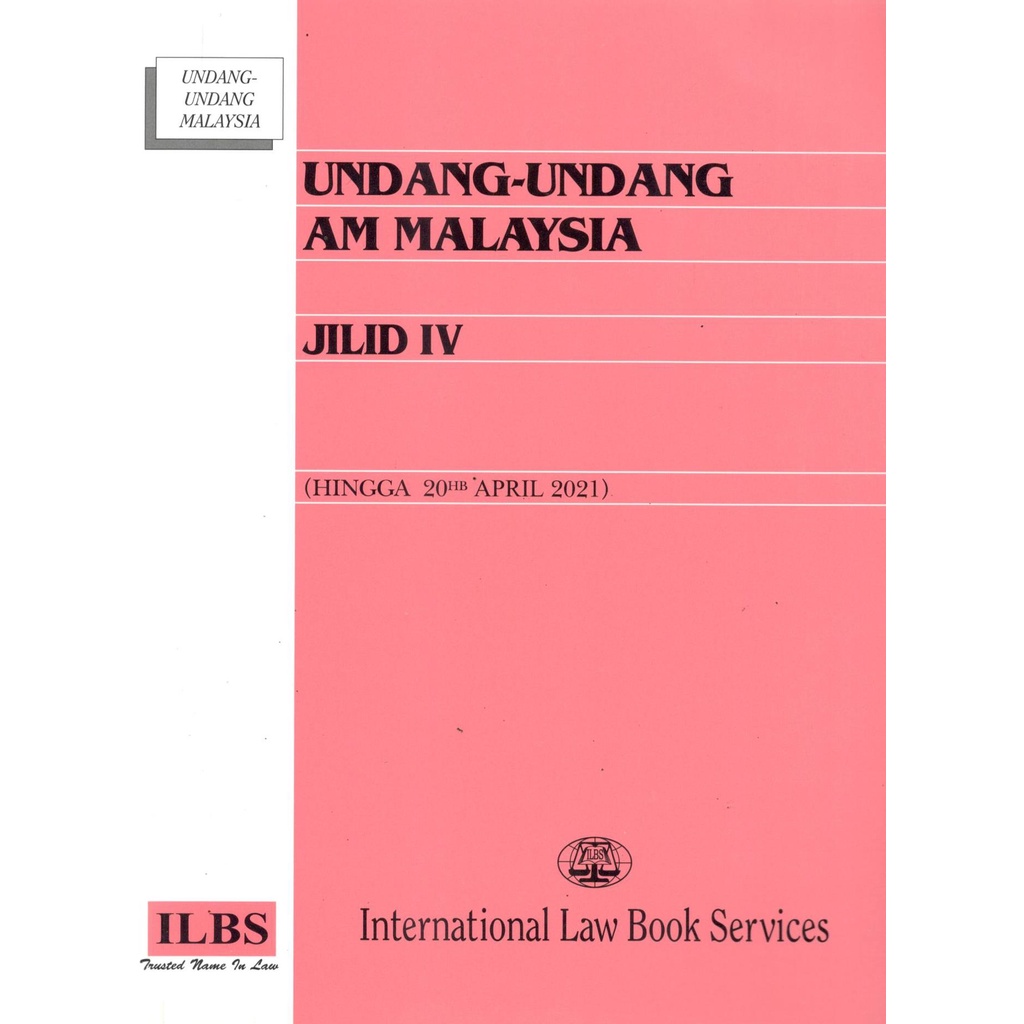 Undang Undang Am Malaysia Jilid Iv | Shopee Malaysia