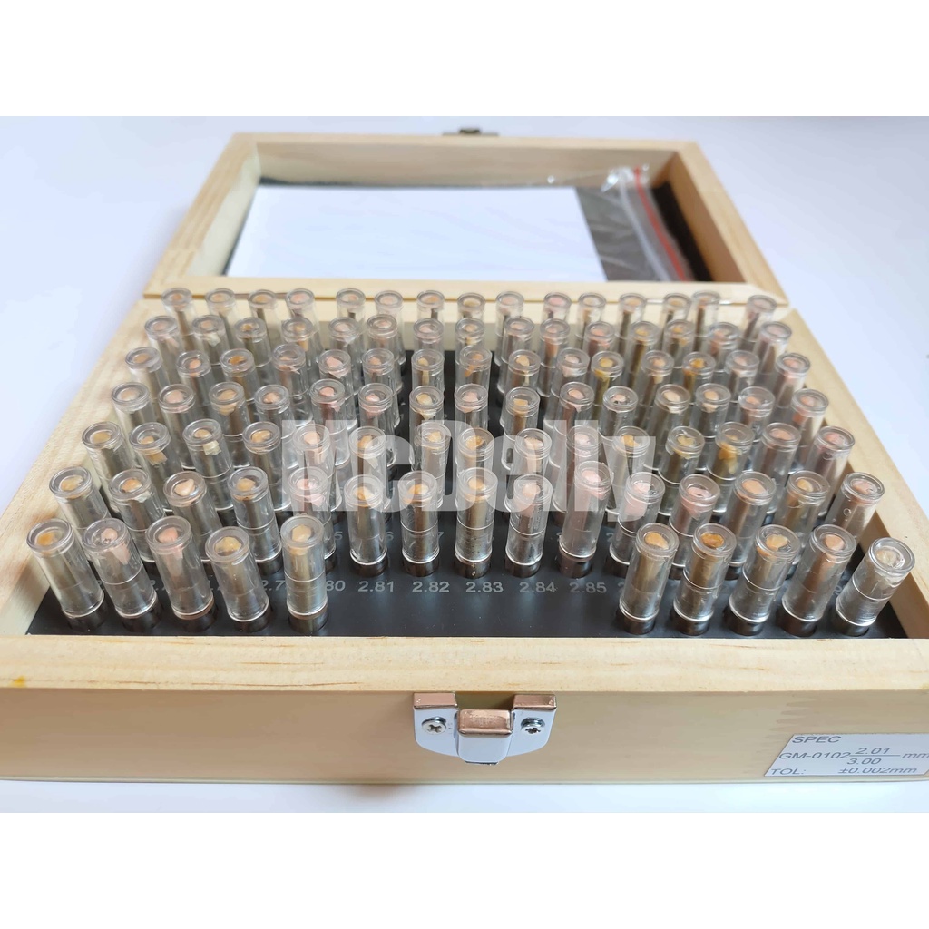 Buy 0.30 10.00mm Step 0.1mm Steel Pin Gauge Pin Measure Gauge Smooth Plug Gauge