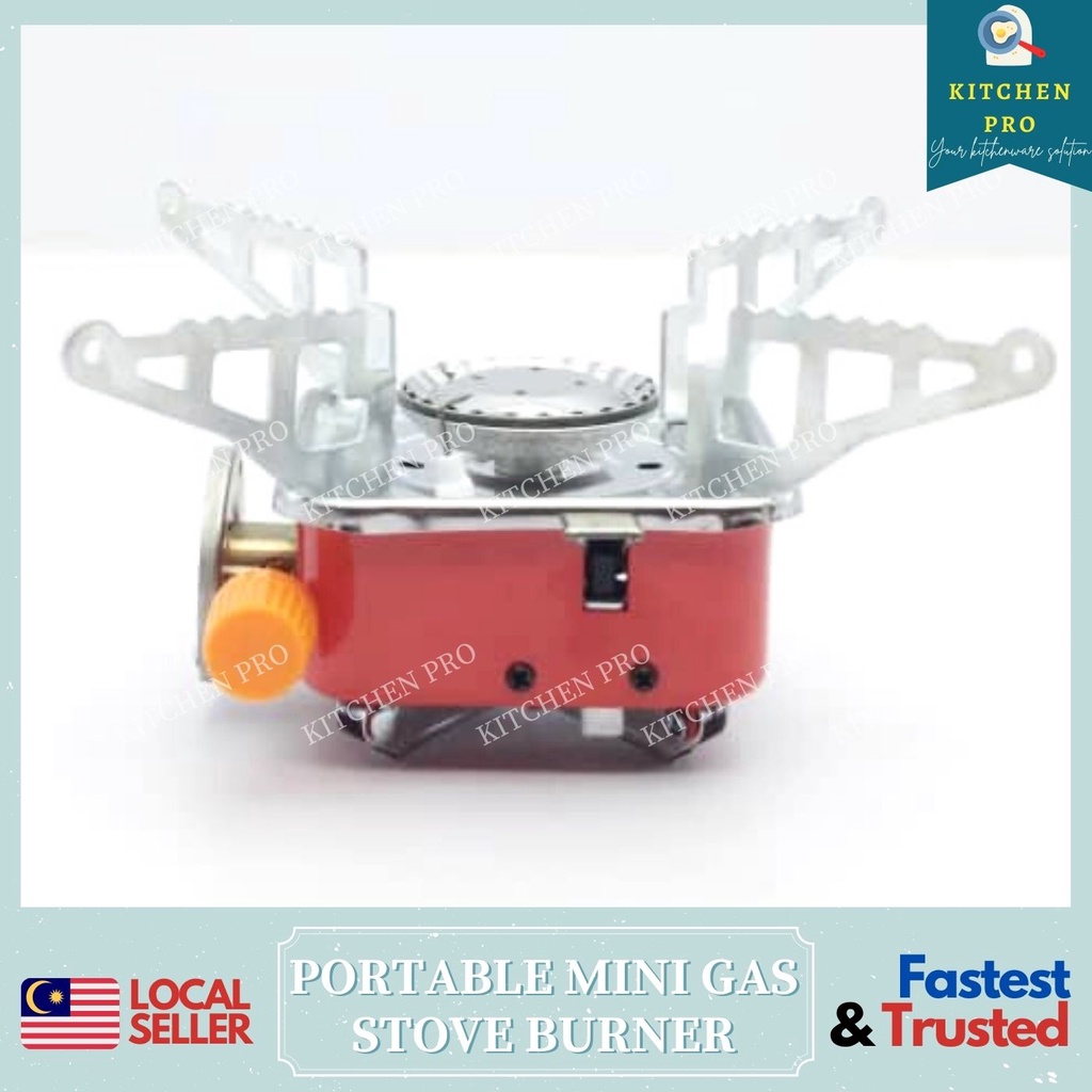 𝐊𝐈𝐓𝐂𝐇𝐄𝐍 𝐏𝐑𝐎 Mini Portable Camping Card Type Gas Stove / Outdoor