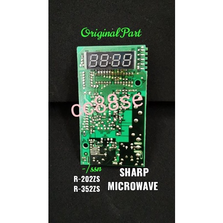 SHARP MICROWAVE OVEN MAIN PCB BOARD ORIGINAL CPU UNIT R-202ZS R-352ZS ...
