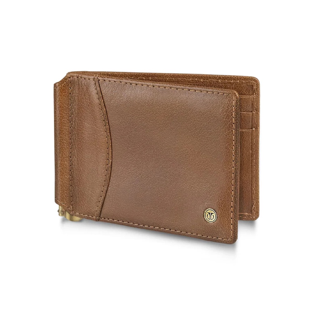 Titan Tan Leather Wallet With Money Clip NTW226LM1TN