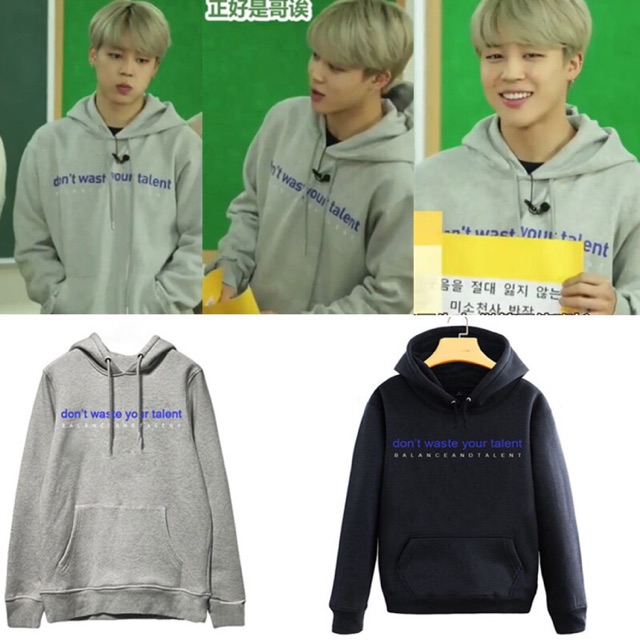 Jimin grey clearance hoodie