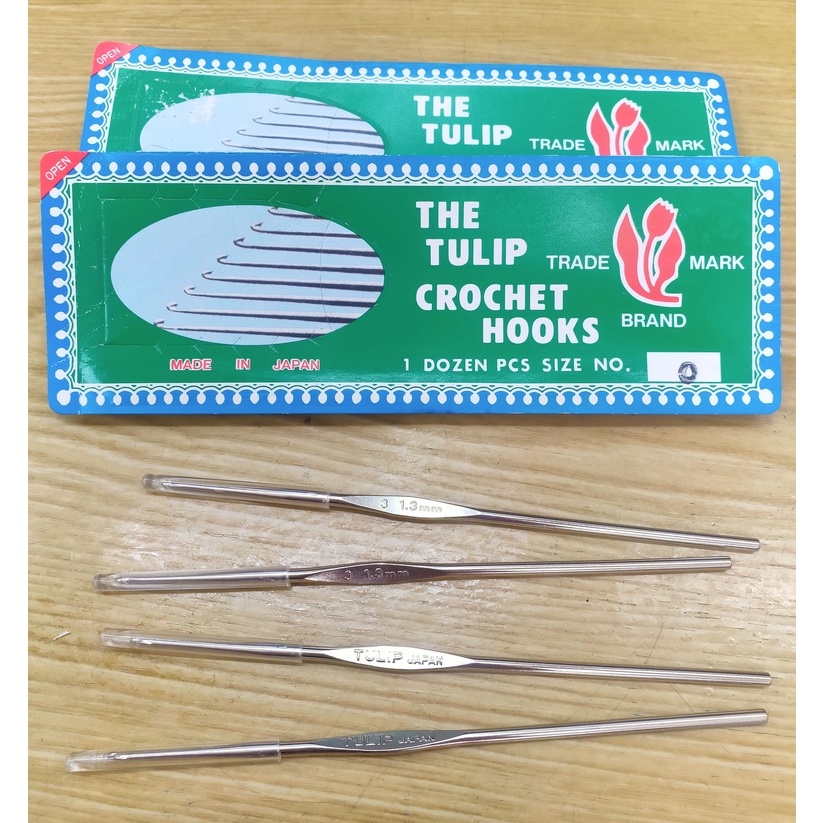 Japan Tulip Crochet Hooks Crochet Yarn Needle / Jarum Kait Tulip (1