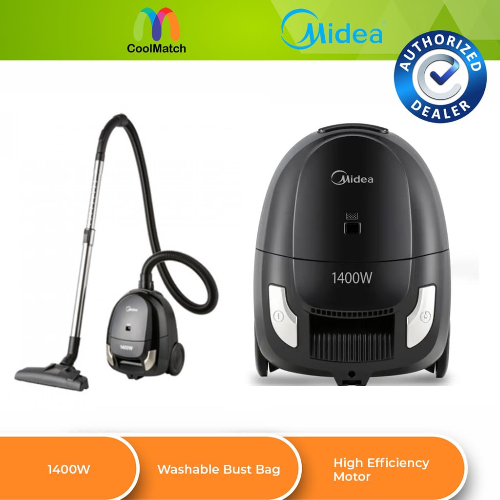 MIDEA 1400W BAGGED VACUUM CLEANER | Shopee Malaysia