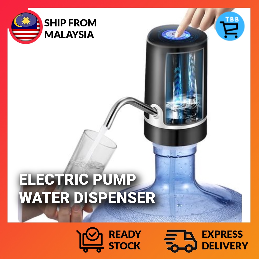 Electric Water Dispenser Pump Auto Smart Tap Easy Use Rechargeable USB ...