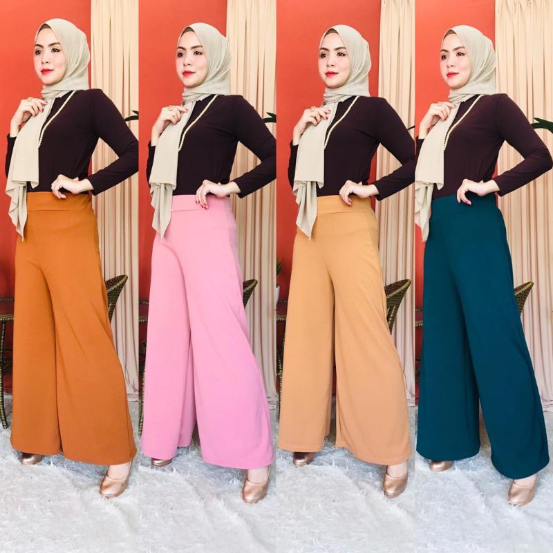 Seluar palazzo sale shopee