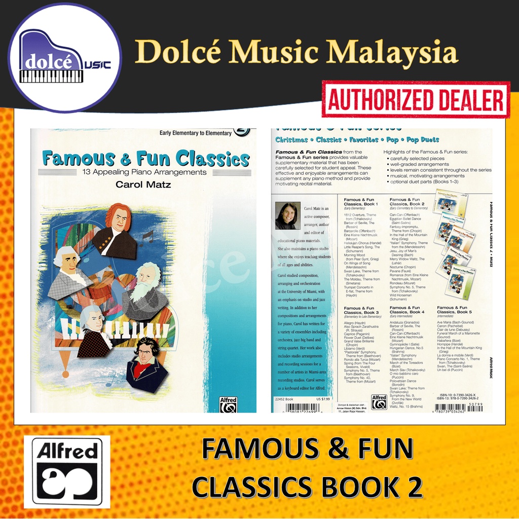 Alfred - Famous & Fun Classics Book 2 | Shopee Malaysia