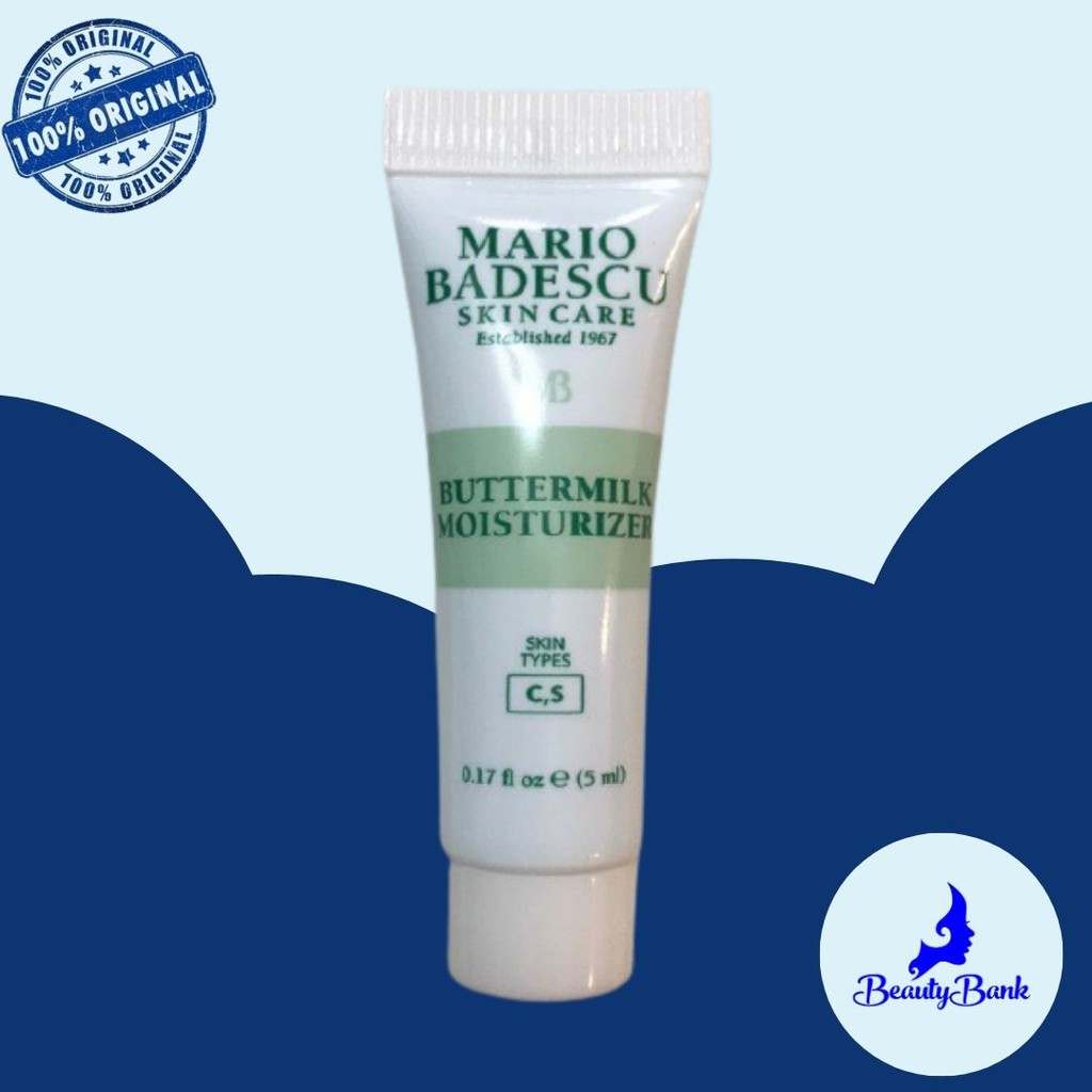 Beautybank Mario Badescu Buttermilk Moisturizer 5ml Shopee Malaysia
