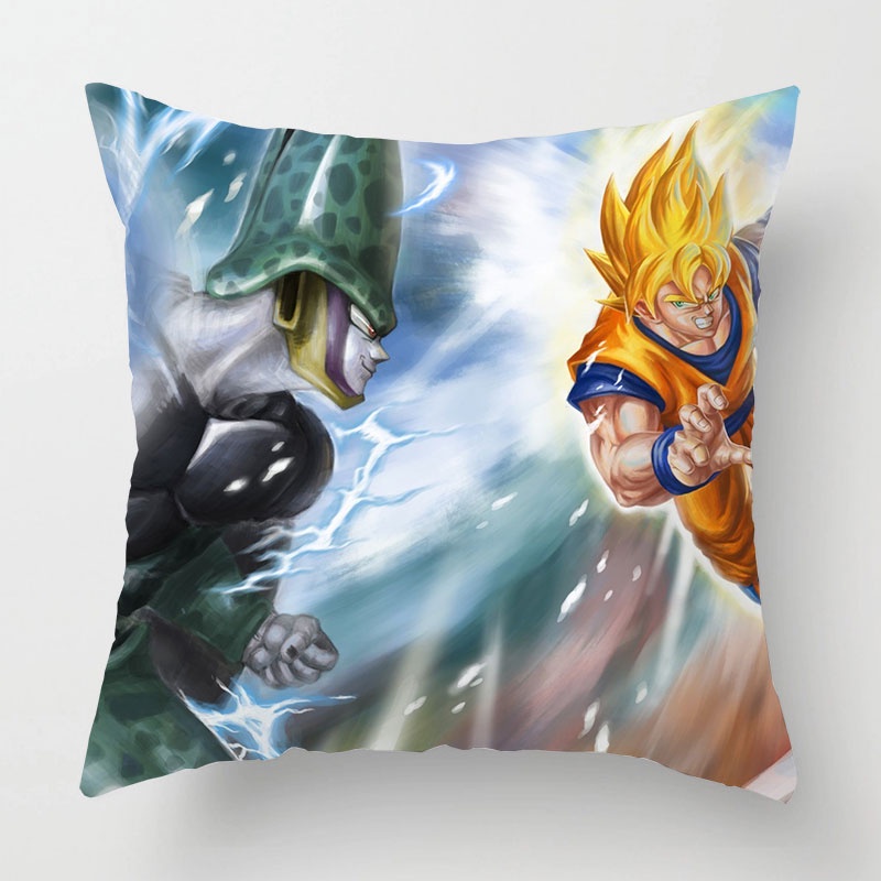 45*45cm Goku Dragon Ball Polyester Throw Pillow Cover Car Cusion - Main Image