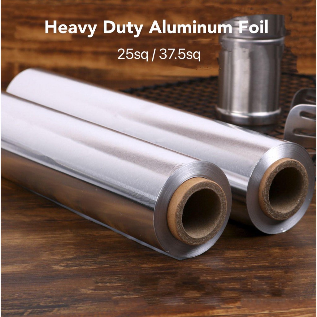 Heavy Duty Aluminum Foil (25sq/37.5sq) | Shopee Malaysia
