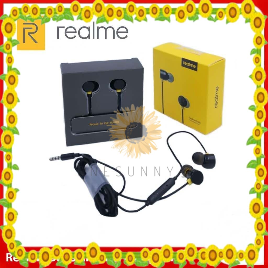 Realme Buds RMA101 In Ear Wired With Mic Earphones Local