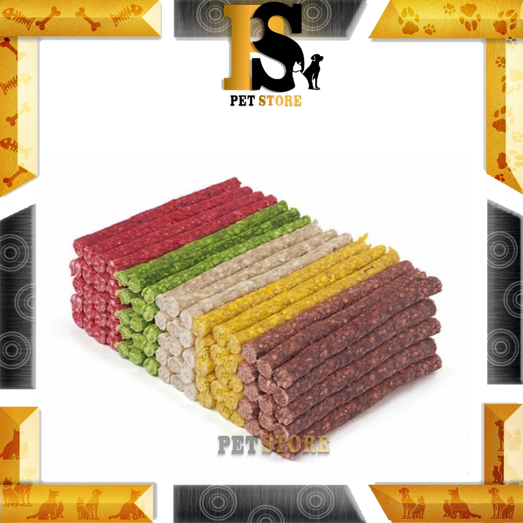 Rawhide Munchy Stick Roll Mixed Dog Snacks Dog Chew 1KG Shopee Malaysia