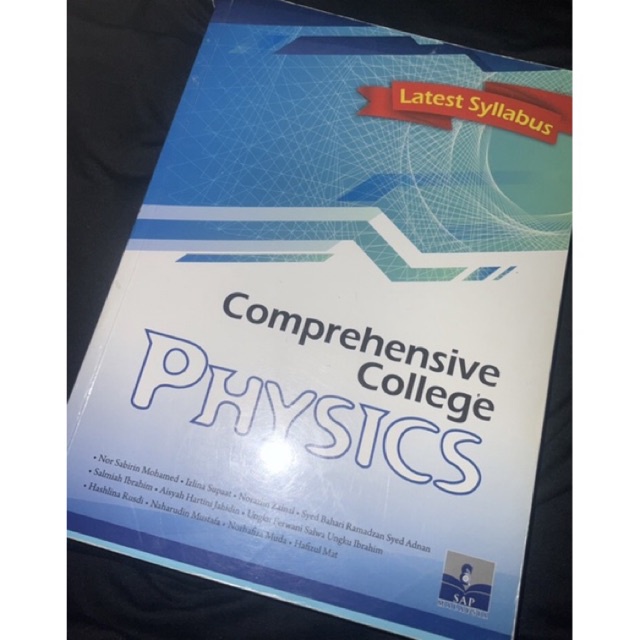 Comprehensive College Physics (For foundation) | Shopee Malaysia