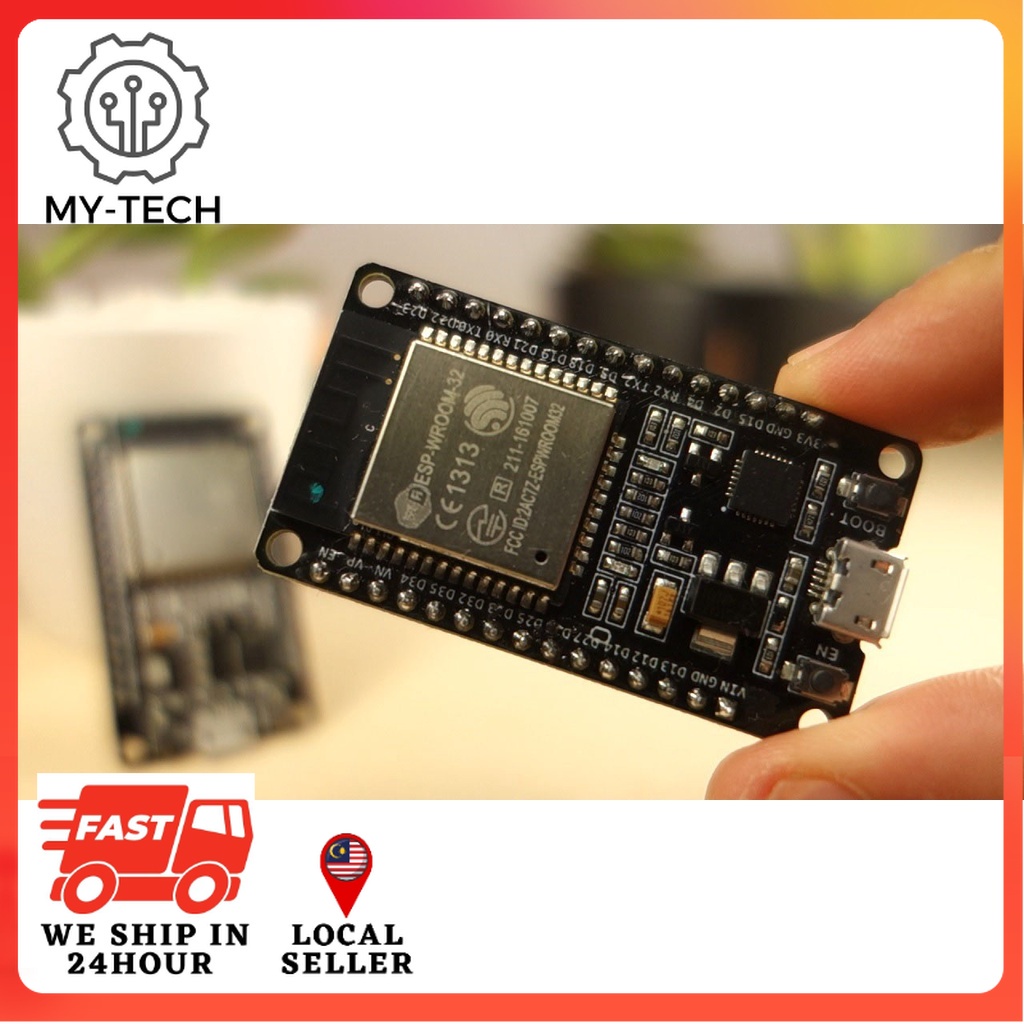 NODEMCU ESP32 ESP-32S ESP8266 WIFI + BLUETOOTH | Shopee Malaysia