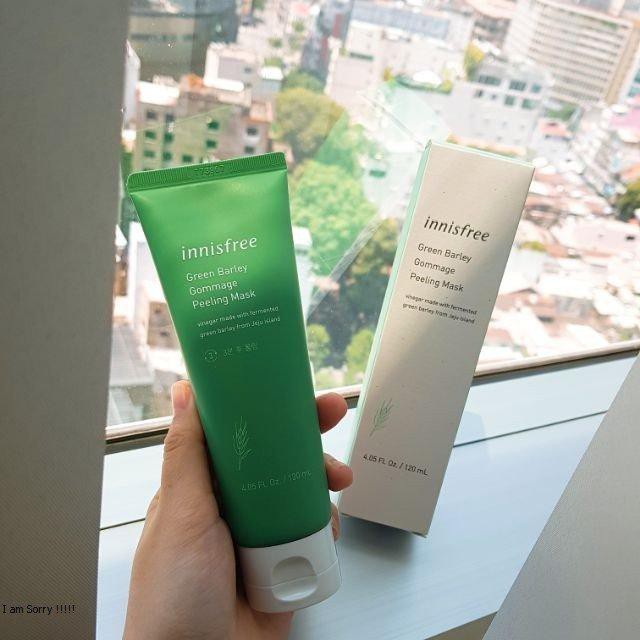 (AUTH-100%) Innisfree Green Barley Gommage Peeling Mask 120ml | Shopee ...