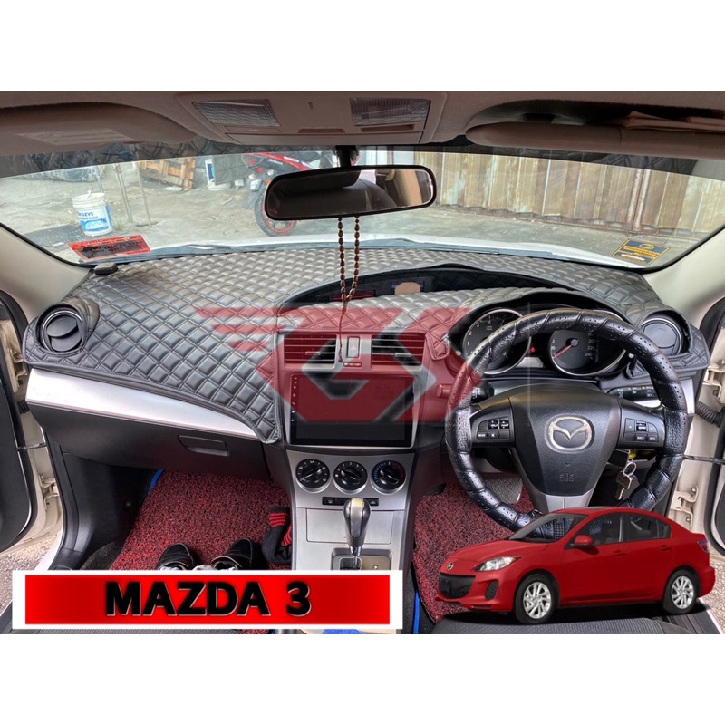 DashMat Original Dashboard Cover Mazda 626 (Premium Carpet, Smoke) - 4