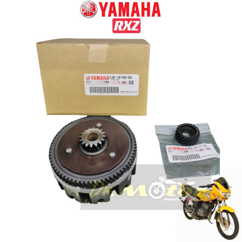 100% ORIGINAL YAMAHA RXZ Primary Driven clutch BIG Gear kelas klas gear ...