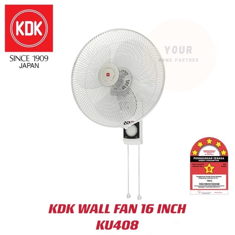 Kdk Wall Fan 16 Inch KU408 | Shopee Malaysia