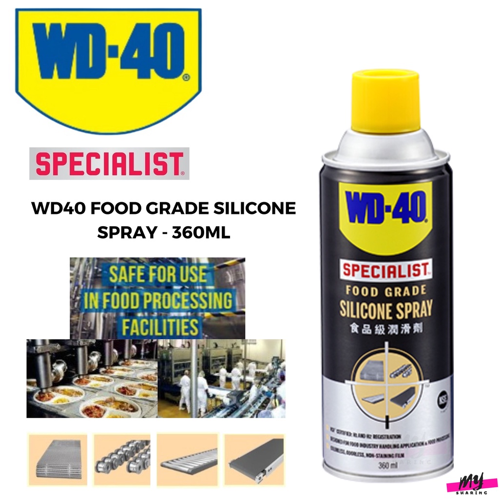 WD40 Food Grade Silicone Spray 360ml Shopee Malaysia