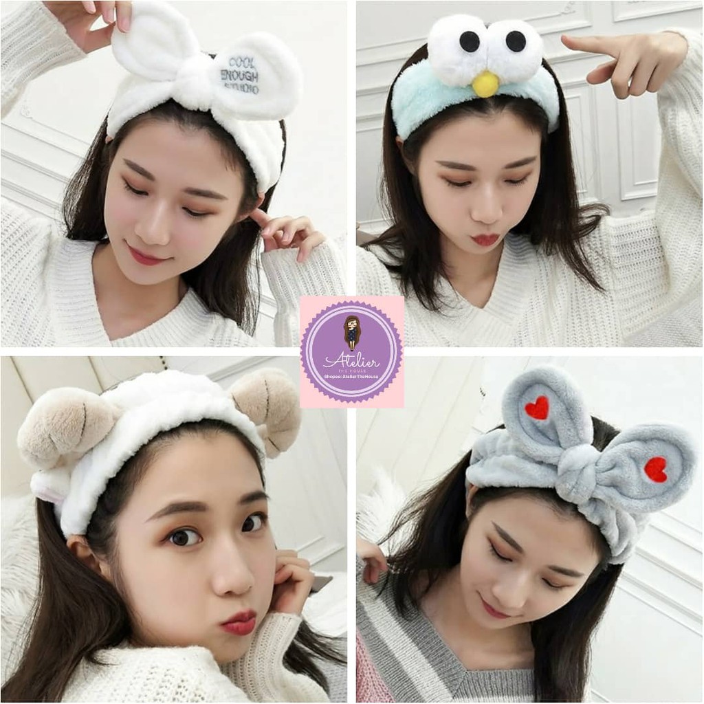 Cute Elastic Facial Headband