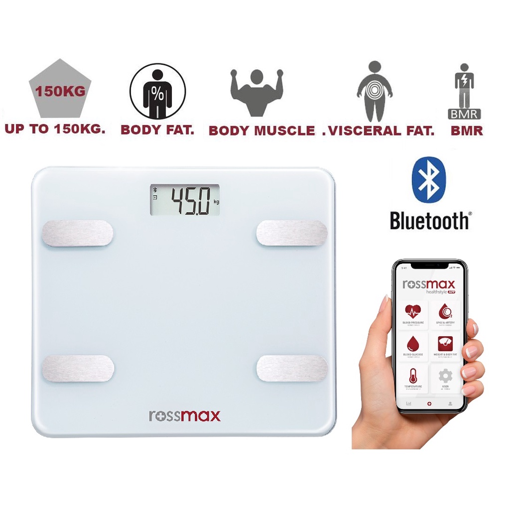 Rossmax Body Fat Monitor With Scale WF262