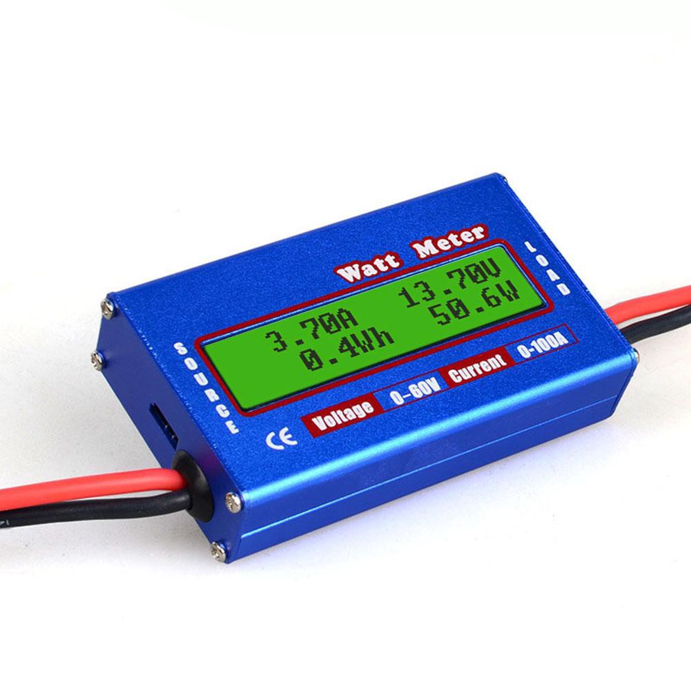 Digital LCD DC 60V 100A Balance Voltage Battery Power Analyzer RC Watt ...