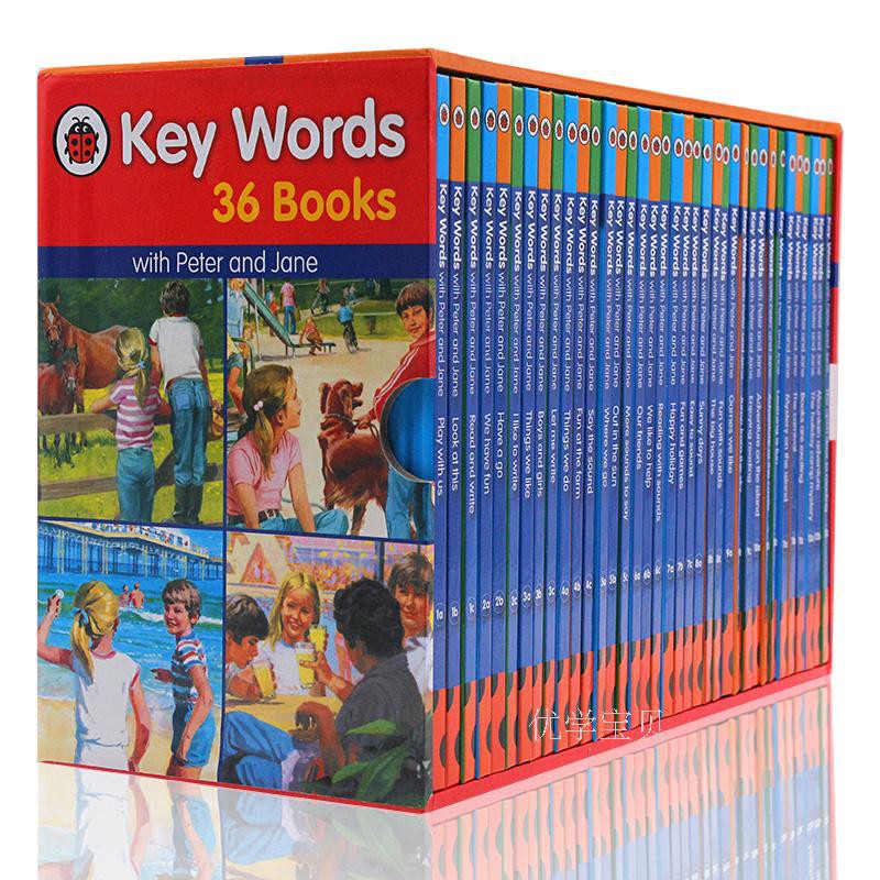 Ladybird Key Words With Peter And Jane (36 Books With Slipcase 