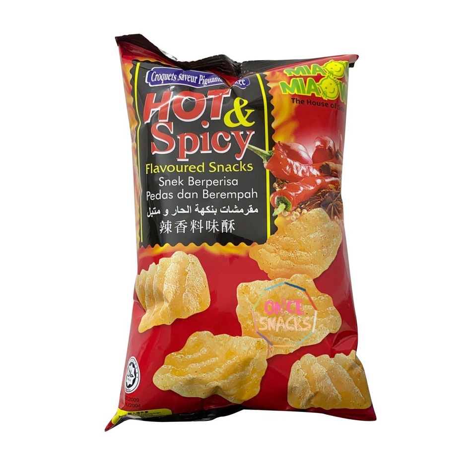 [Ready Stock in Malaysia] MiaowMiaow Snack Big Pack 60gm ( Hot&Spicy ...