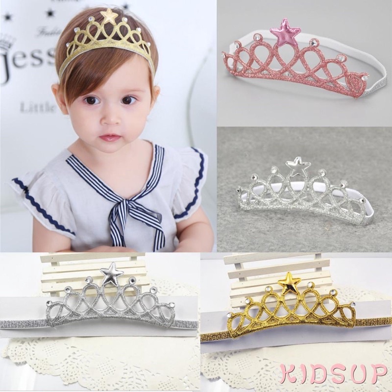 Cat Ears Crown Tiara Headband – Rhinestone & Hollow Crystal Bezel, Princess Style (One Size)