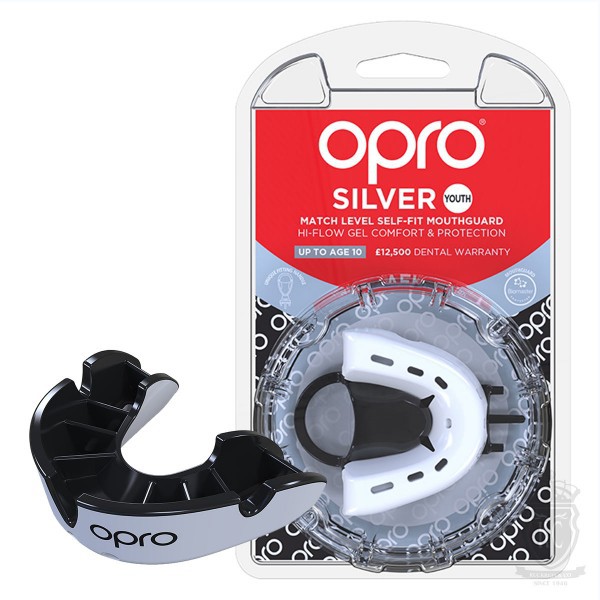 OPRO GEN 4 SILVER MOUTHGUARD WHITE/BLACK Shopee Malaysia