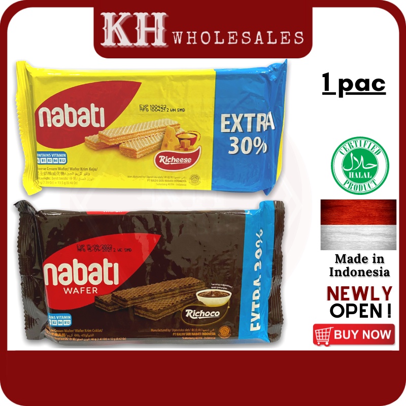 [1pac] KH Nabati Wafer 40g Nabati Richeese Nabati Richoco Nabati Cheese ...