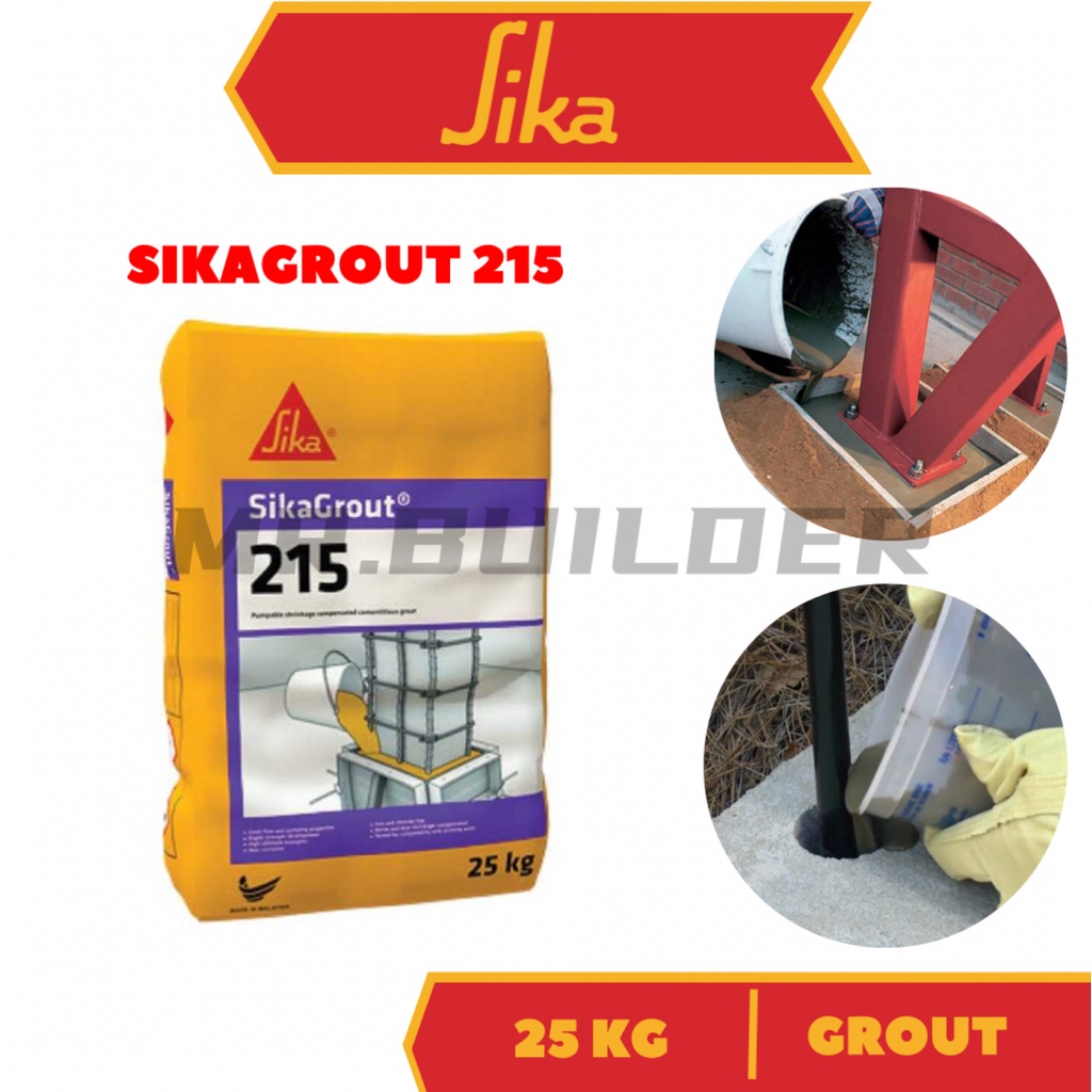 SIKA SikaGrout 215 (25 KG) Pumpable Shrinkage Compensated Cementitious