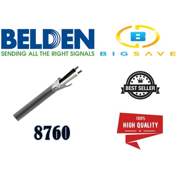 BELDEN AUDIO, CONTROL AND INSTRUMENTATION TWISTED PAIR CABLE (8760 ...