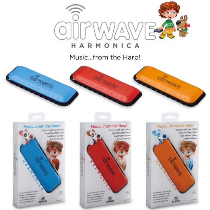 Suzuki Harmonica Suzuki AW1 Airwave Beginner 10 Hole Harmonica Suzuki