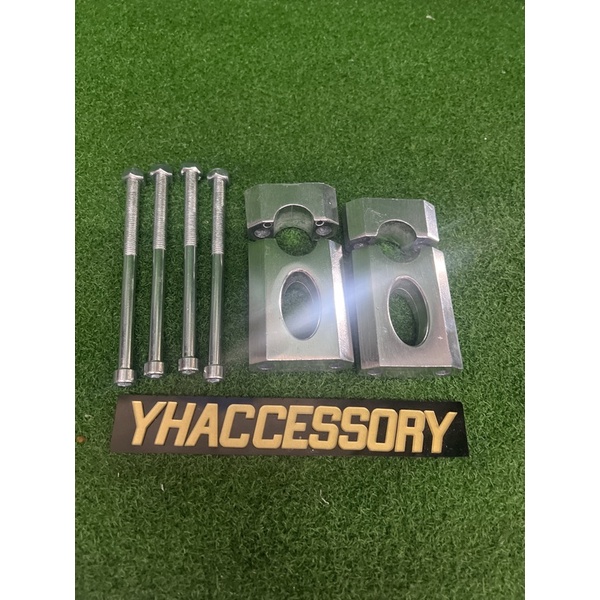 bracket riser handle bar tambah tinggi for klx/nimoda/demak /dtm ...