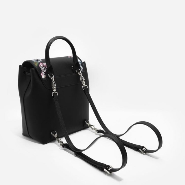 Charles and keith floral backpack online