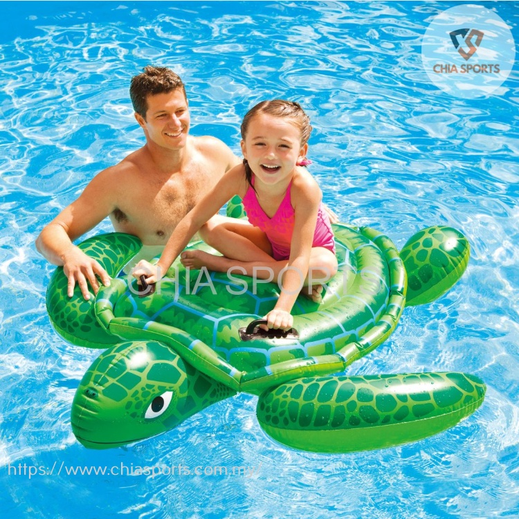 INTEX 57524 Lil' sea turtle ride-on float mat inflatable ride-on 2 ...