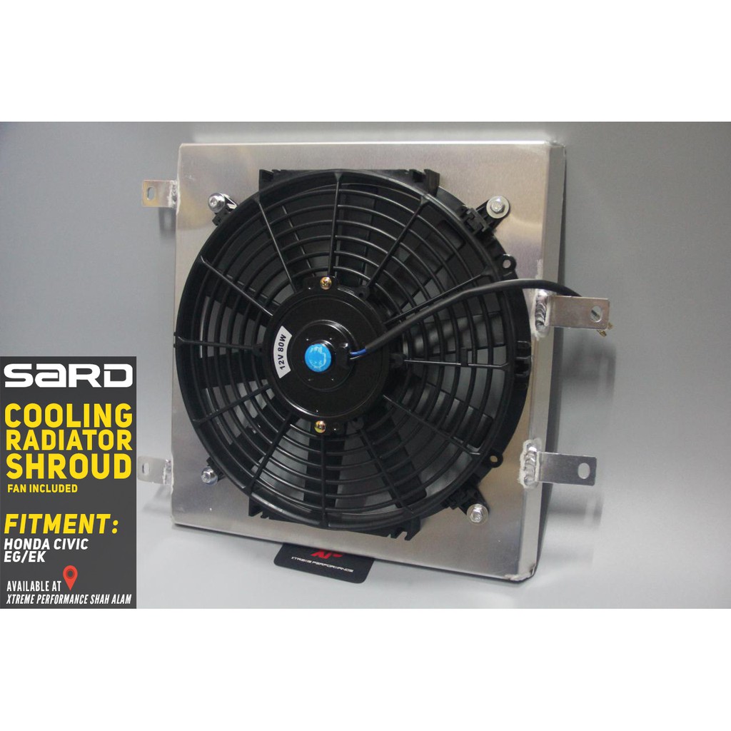 READY STOCK SARD RACING RADIATOR FAN SHROUD FOR HONDA EG EK ALUMINIUM ...