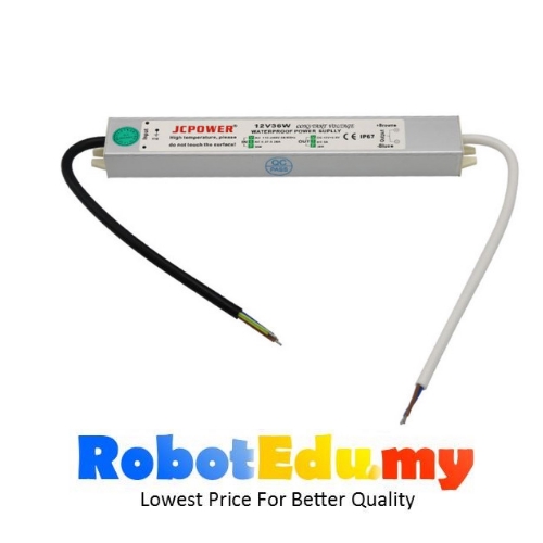 DC 12V 3A 36W Waterproof Rainproof IP67 CCTV LED Driver Outdoor Power Supply Adapter