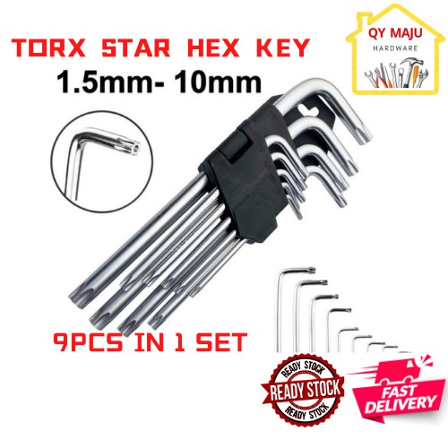 Star Hex Key /Torx Hex Key Set /Allen Key Star/Hex key Set/Folding L ...