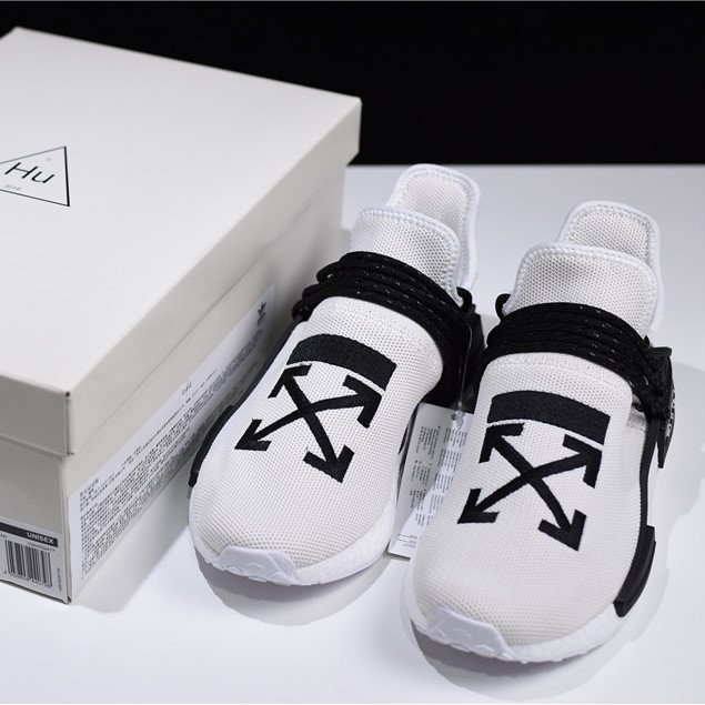 Adidas hu nmd hot sale x off white