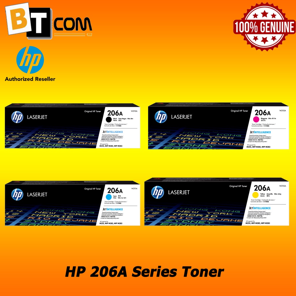 Hp 206a Package Set Original Laserjet Toner Cartridge W2110aw2111aw2112aw2113a Shopee Malaysia 