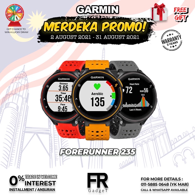 Garmin forerunner cheap 235 shopee