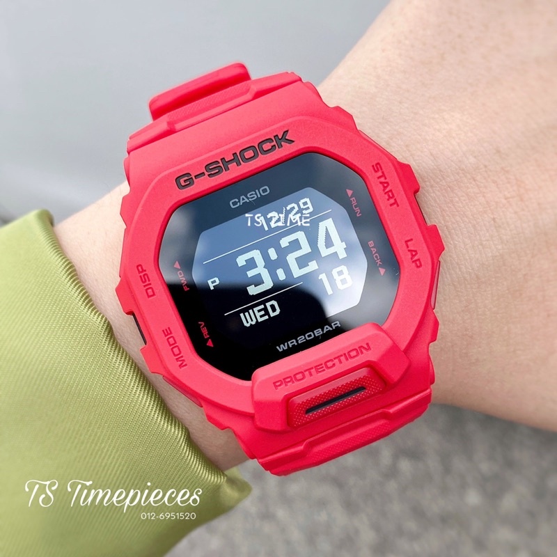 READY STOCK G SHOCK Matte Red GBD-200RD-4JF GBD-200RD-4 GBD-200RD
