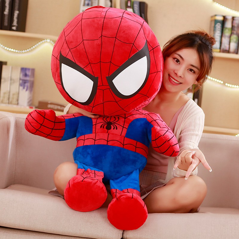 25cm New Super Hero Spider man Batman Figure Soft Plush Doll Stuffed Toy Gift Shopee Malaysia