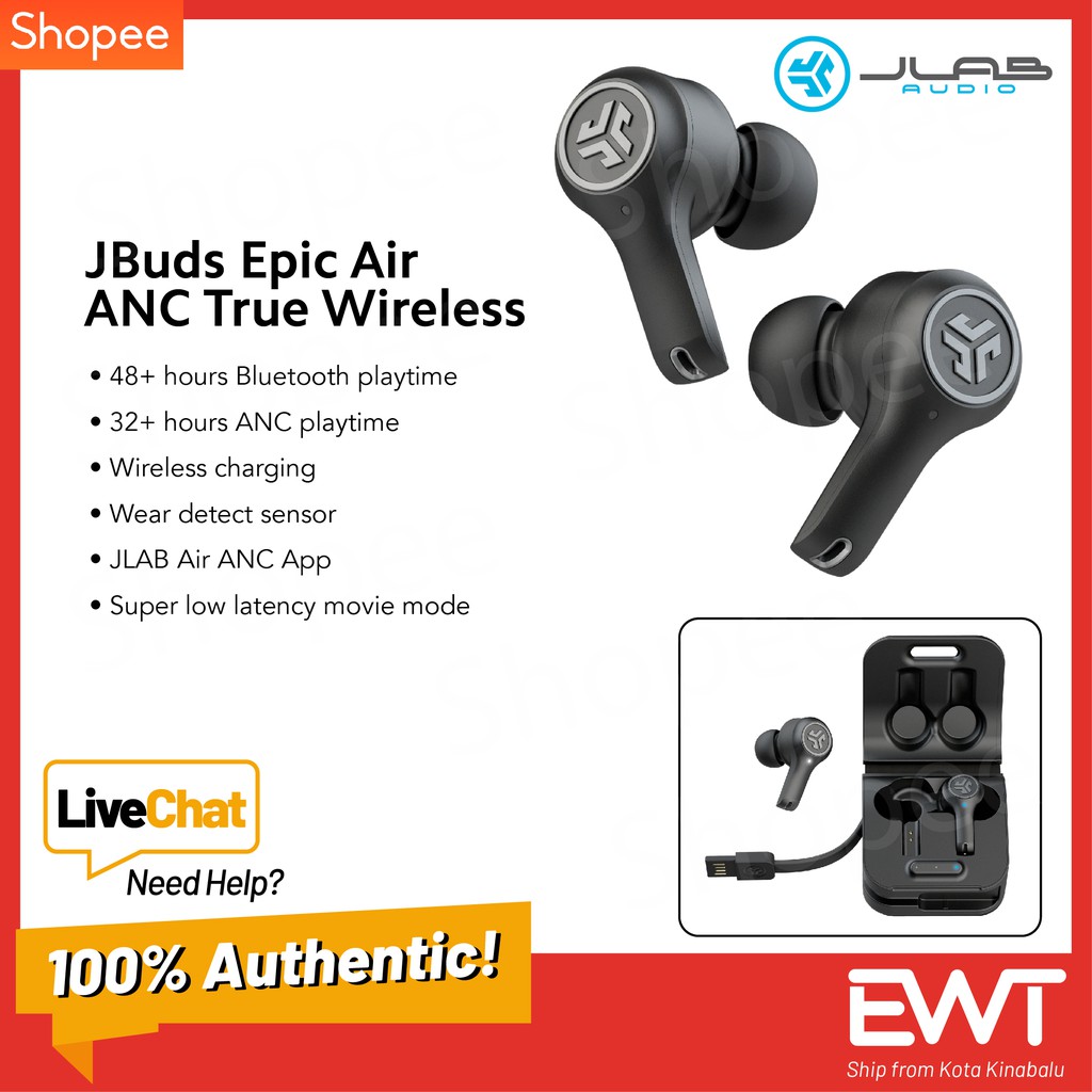 Jlab jbuds discount epic air anc