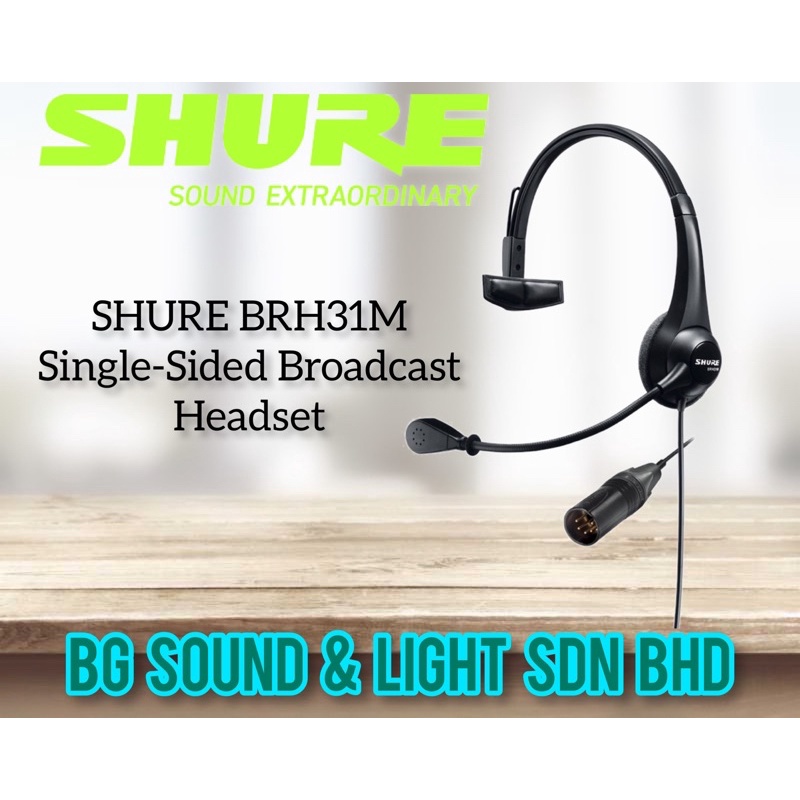 Shure best sale broadcast headset