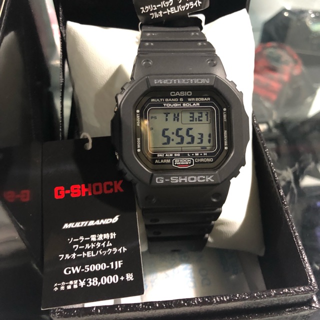 Casio G SHOCK Radio Atomic Multiband 6 GW 5000U 1 GW 5000 1JF