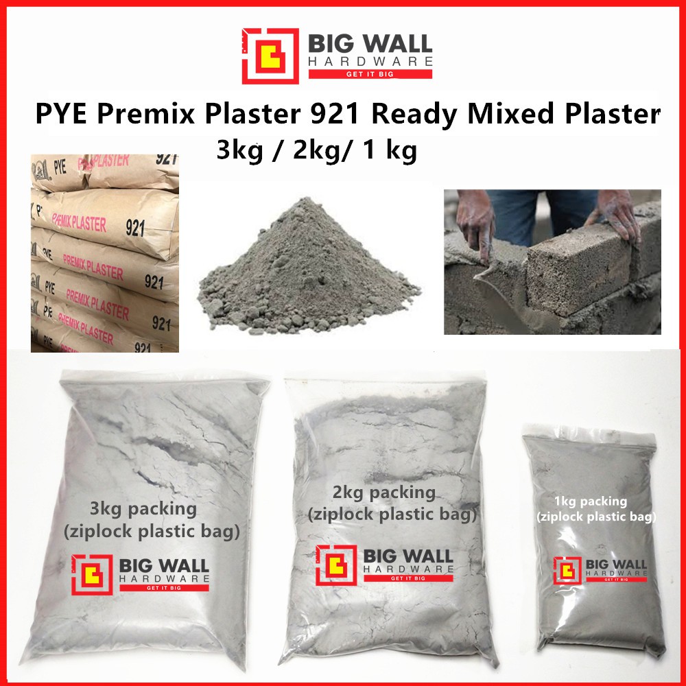 2 kg PYE Premix Plaster 921 Ready Mixed Plaster / 2kg Tile Adhesive