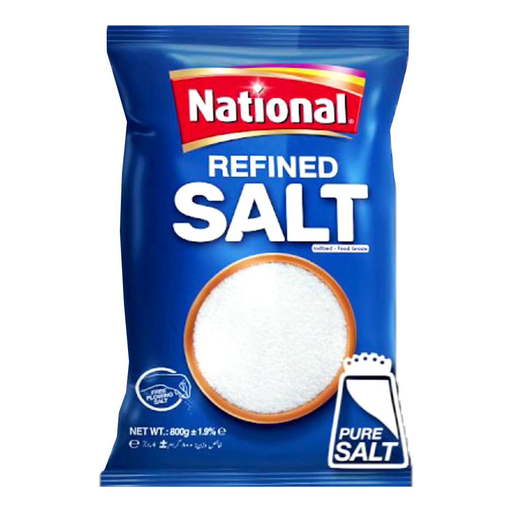 National Refined Table Salt (Pure Fine Salt) 800g | Shopee Malaysia